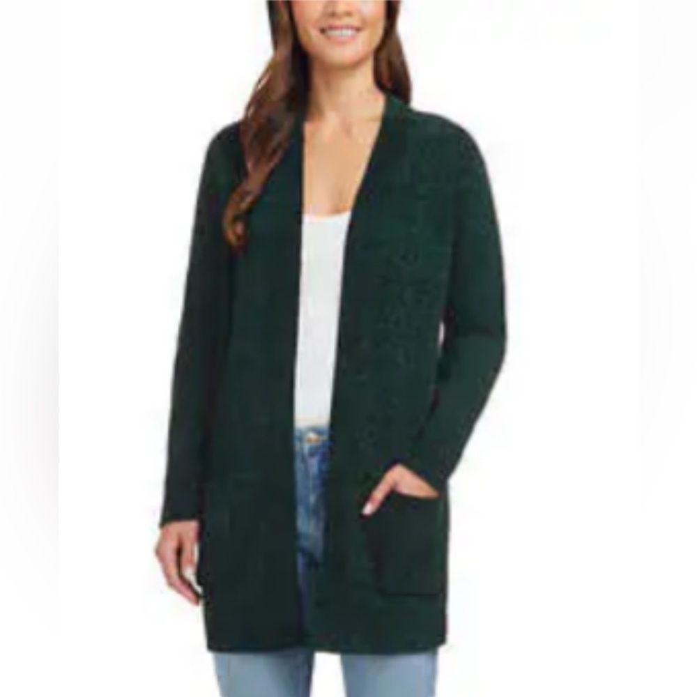 MATTY M Dark Green Cardigan